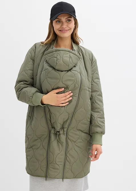 3-in-1 leicht wattierter Umstands- und Tragemantel, bonprix