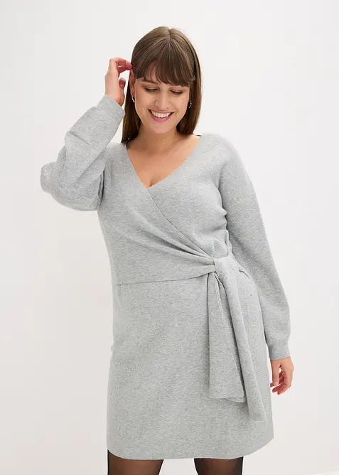 Robe en maille de viscose mélangée, bonprix