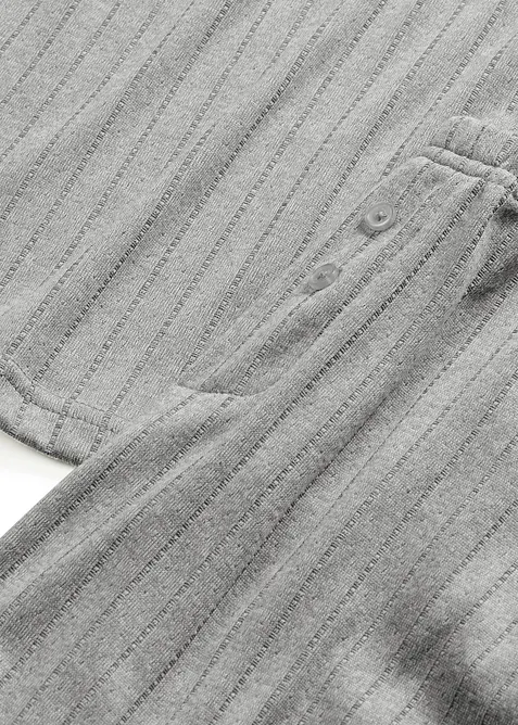 Pyjama aus weichem Pointelle-Jersey, bonprix