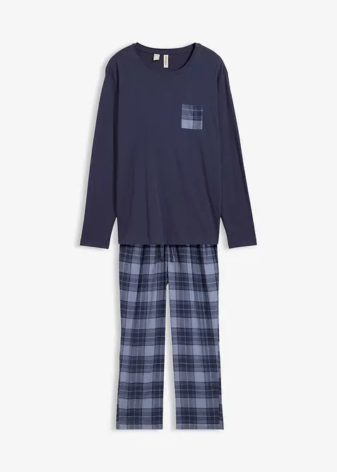 Pyjama homme avec pantalon en flanelle douce, bonprix