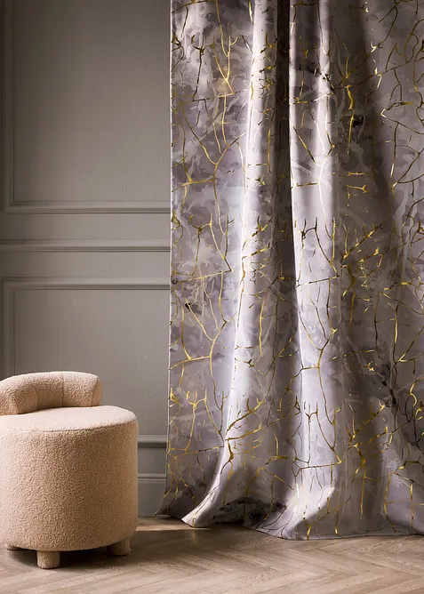 Rideau obscurcissant à imprimé brillant (1 pce), bonprix