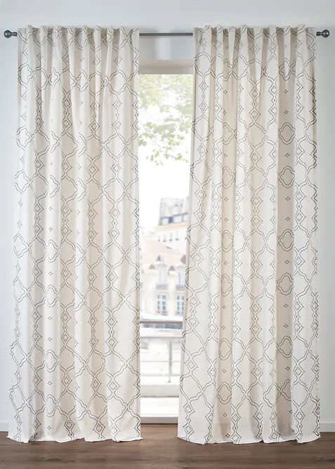 Voilage en polyester recyclé (1 pce), bonprix