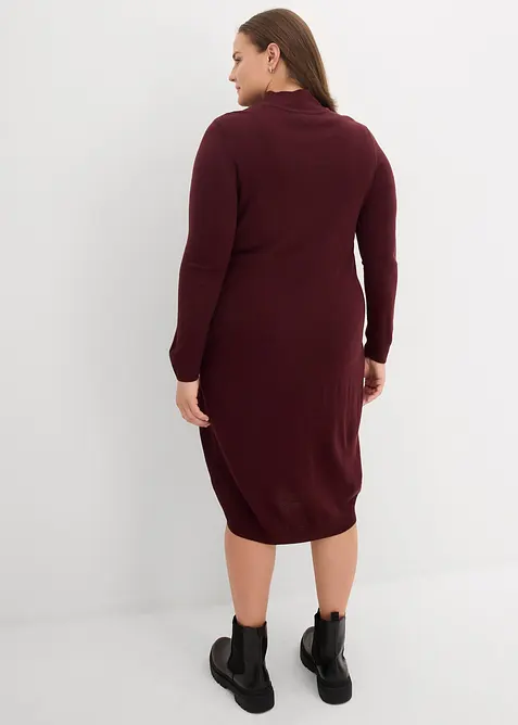Strickkleid mit Stehkragen, bonprix