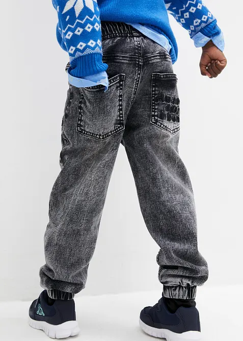 Jean jogger avec doublure thermique en jersey, regular, bonprix