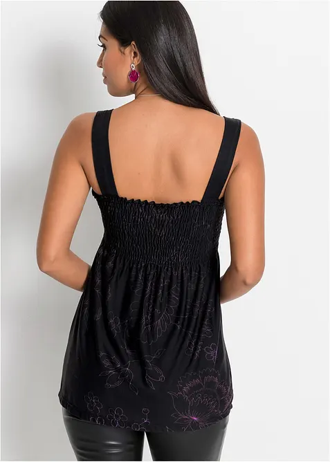 Top tunique en viscose mélangée, bonprix