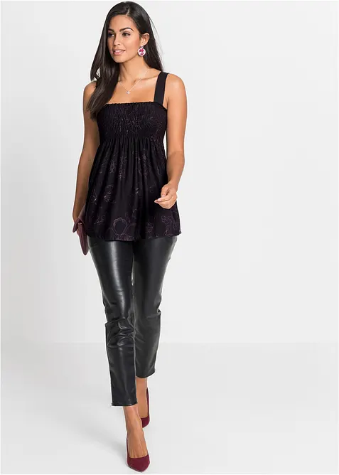 Top tunique en viscose mélangée, bonprix