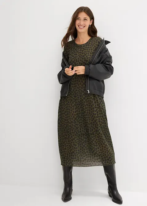 Robe midi en jersey, bonprix