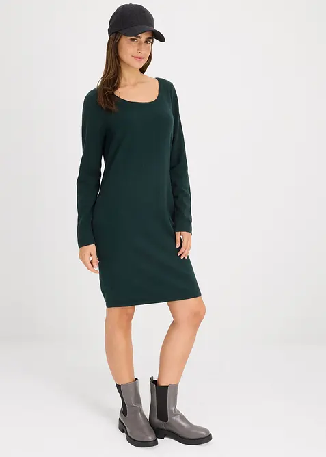 Robe en maille dans une coupe décontractée, bonprix