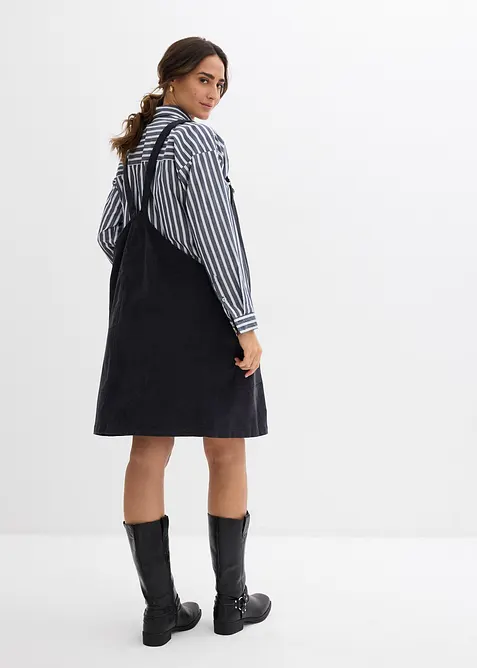 Robe-salopette de grossesse en velours côtelé extensible, bonprix