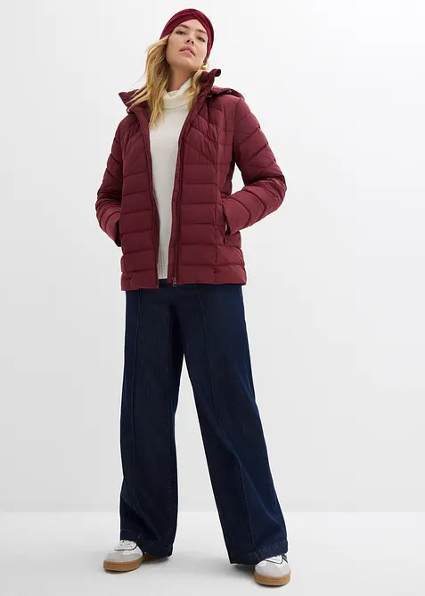 Leichte Steppjacke mit abnehmbarer Kapuze, bonprix