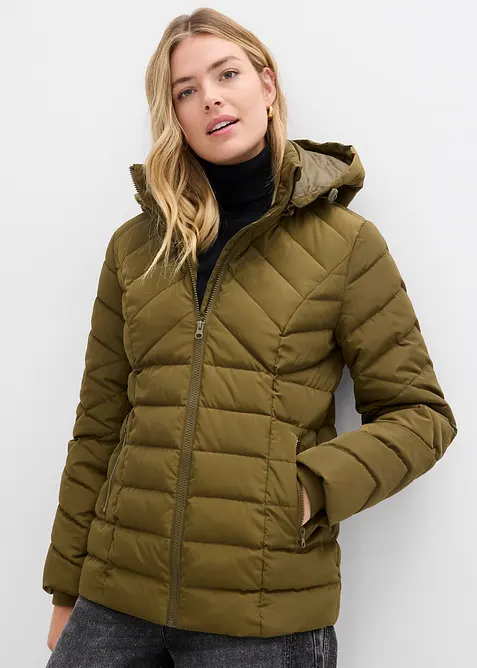 Leichte Steppjacke mit abnehmbarer Kapuze, bonprix