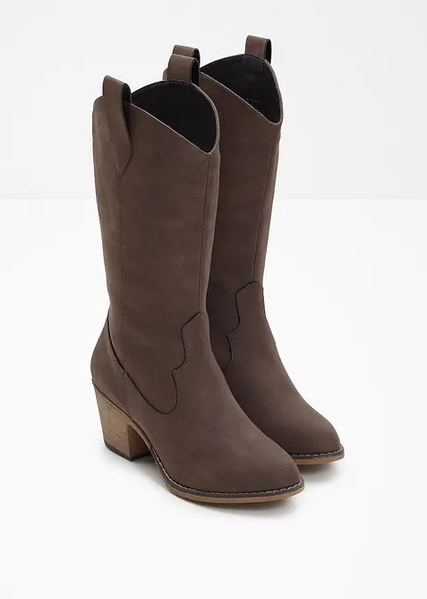 Bottes esprit santiags, bonprix
