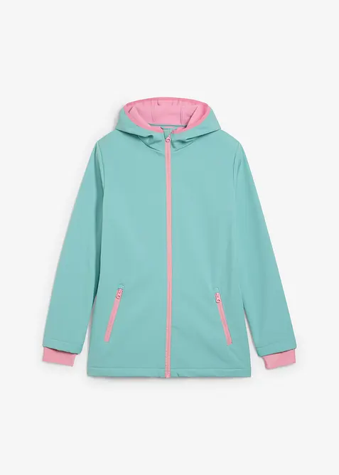 Veste softshell imperméable à capuche, bonprix