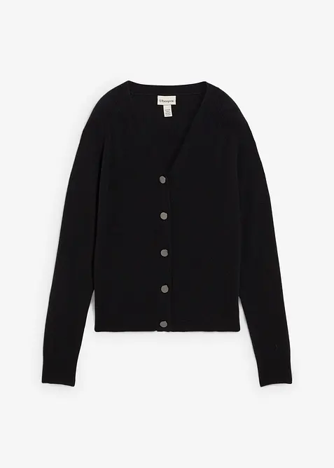 Gilet en maille avec cachemire, bonprix