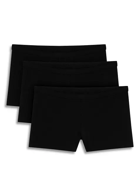 Lot de 3 boxers coton femme, bonprix