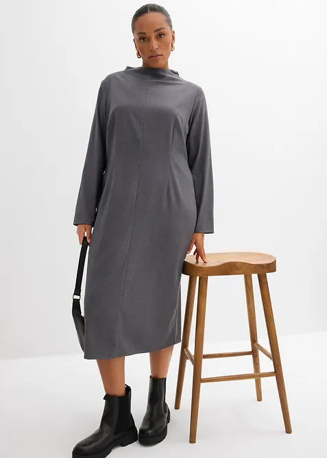 Midikleid aus Viskose-Mix, bonprix