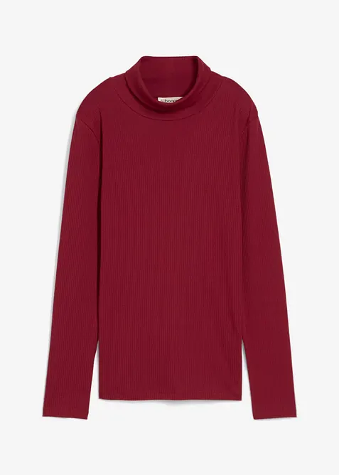 Rollkragenshirt aus reiner Baumwolle, bonprix