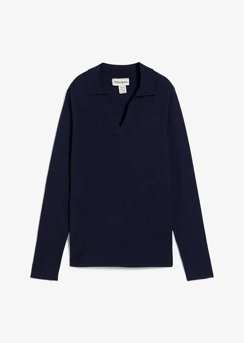 Poloshirt aus feiner Viskose, bonprix