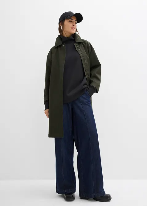 Scuba-Shirt mit Stehkragen, bonprix