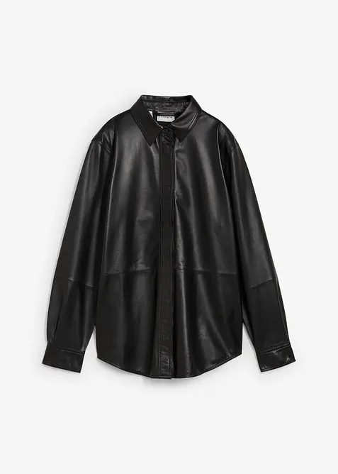 Chemise en cuir d&rsquo;agneau nappa, bonprix