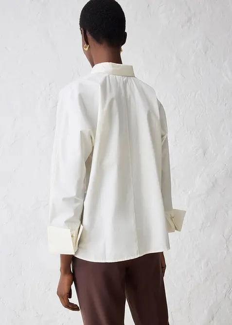 Chemisier en coton et soie, bonprix