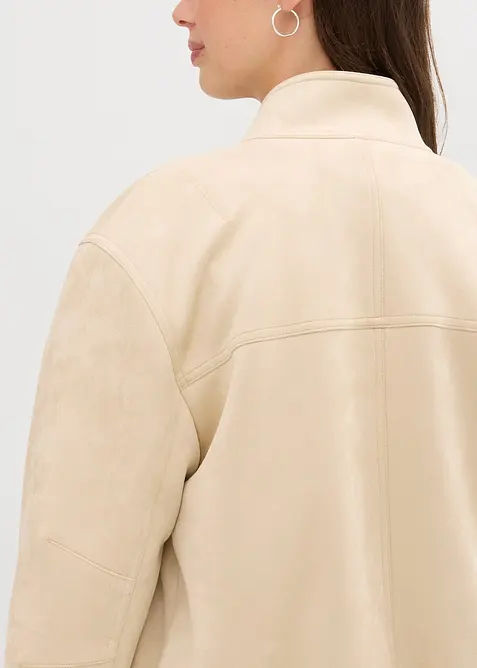 Velourslederimitat-Jacke, bonprix