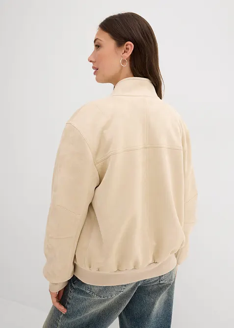 Velourslederimitat-Jacke, bonprix