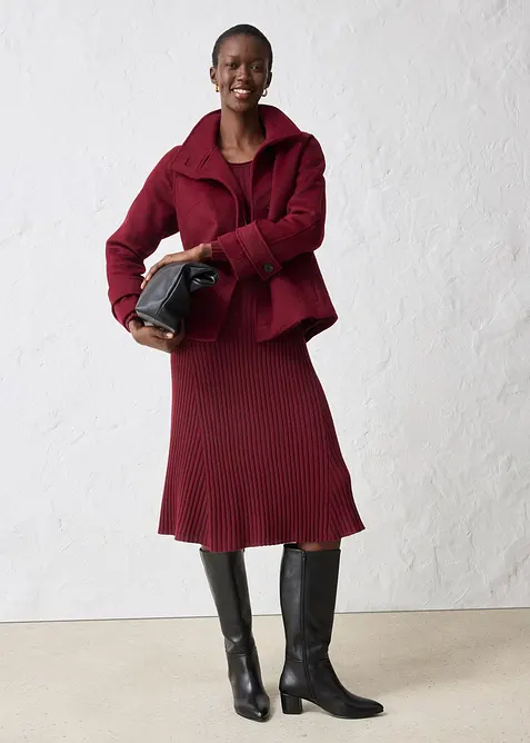 Jacke mit Wolle, bonprix