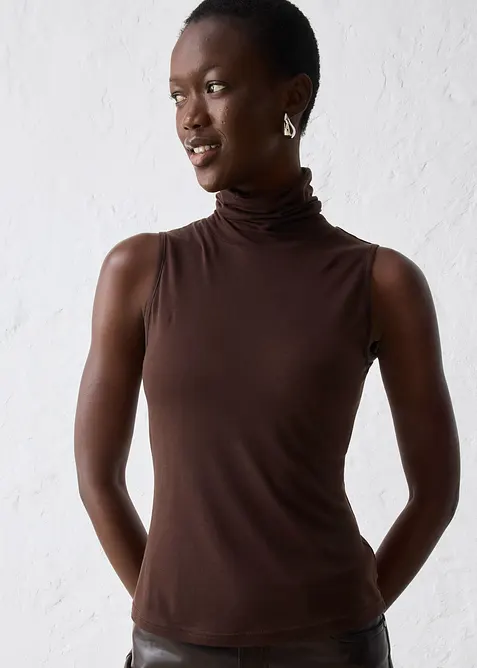 Shirttop aus weichem Woll-Mix, bonprix