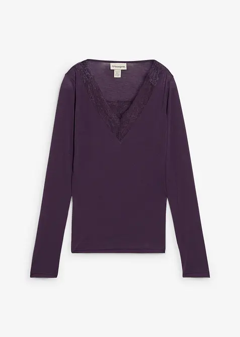 Shirt mit Wolle, bonprix