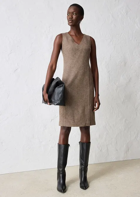 Etuikleid mit Wolle, bonprix