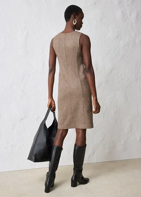 Etuikleid mit Wolle, bonprix