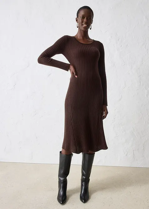 Strickkleid aus Merinowolle, bonprix