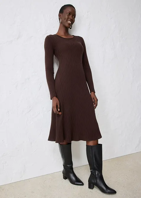 Strickkleid aus Merinowolle, bonprix