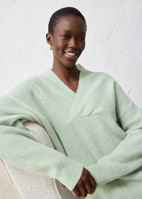 Pull chaud en alpaga mélangé, bonprix