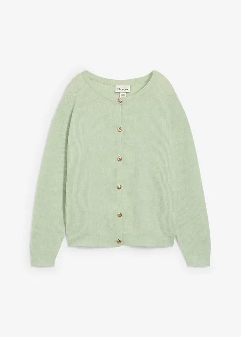 Strickjacke aus wärmendem Alpaka-Mix, bonprix