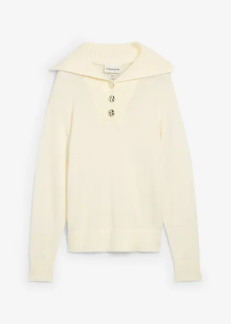 Pull camionneur en laine mérinos, bonprix