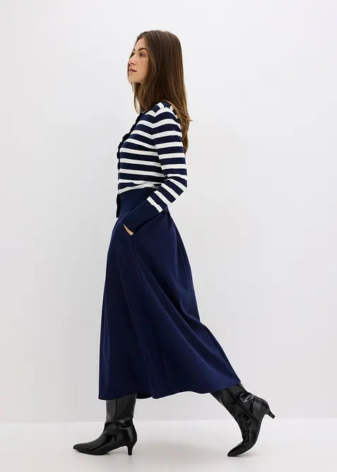 Feinstrick-Cardigan mit Streifen, bonprix