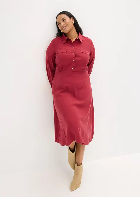 Kleid mit Hemdkragen, bonprix