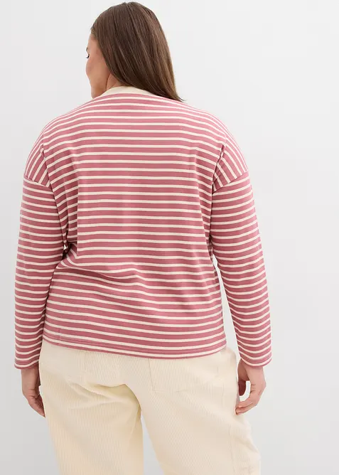 Langarmshirt aus schwerer Baumwolle, bonprix