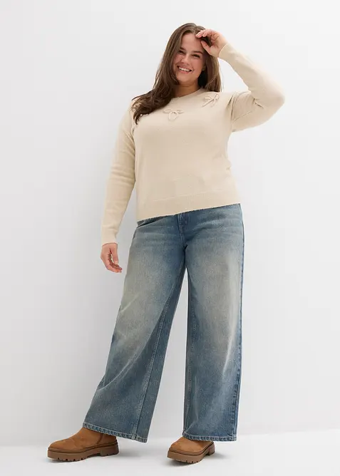 Pullover mit Schleifen, bonprix