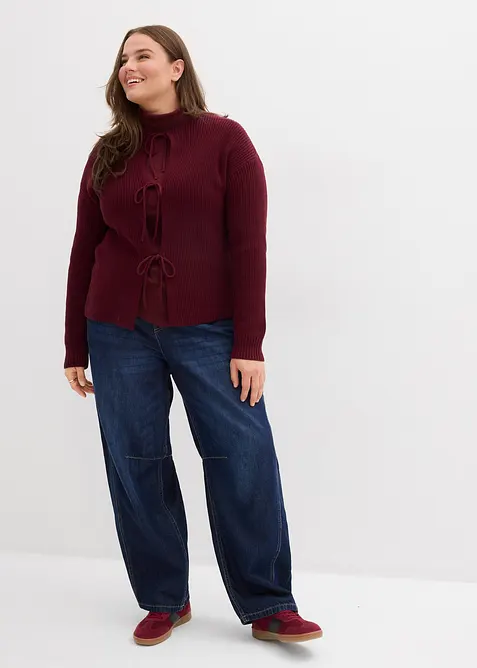 Strickjacke mit Schleifen-Detail, bonprix