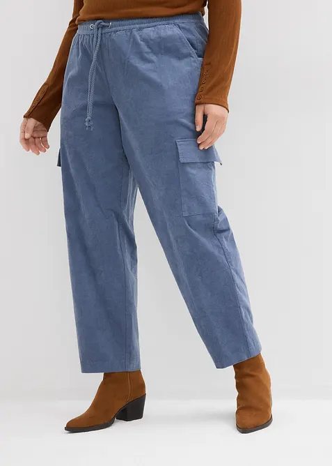 Cordhose im Barrel-Shape, bonprix