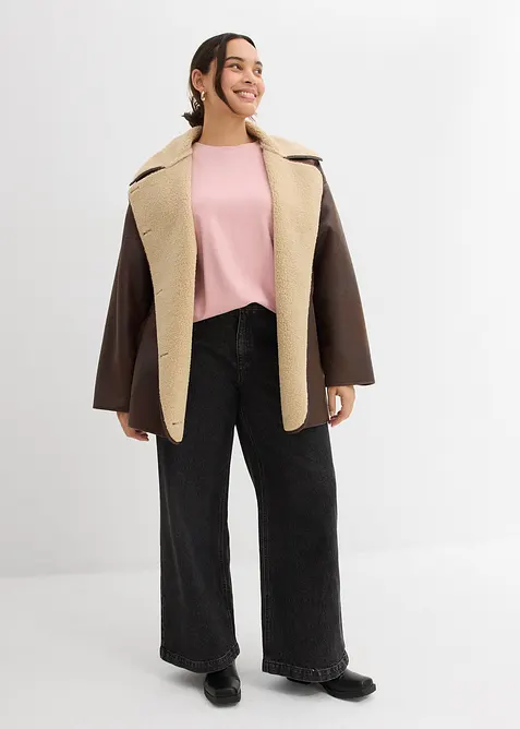 T-shirt manches longues 100% coton, bonprix