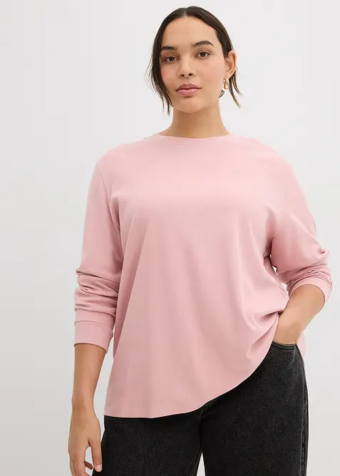 T-shirt manches longues 100% coton, bonprix