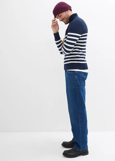 Pull camionneur doux en coton mélangé, bonprix