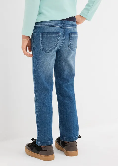 Schlupfjeans Mid Waist, Bequembund, bonprix