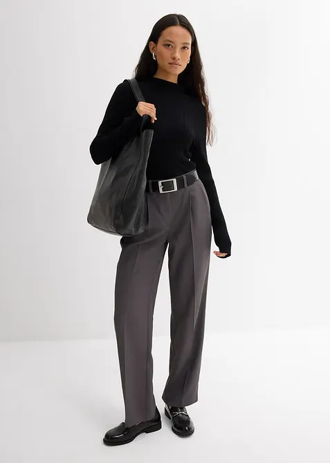 Rippshirt aus Viskose-Mix, bonprix