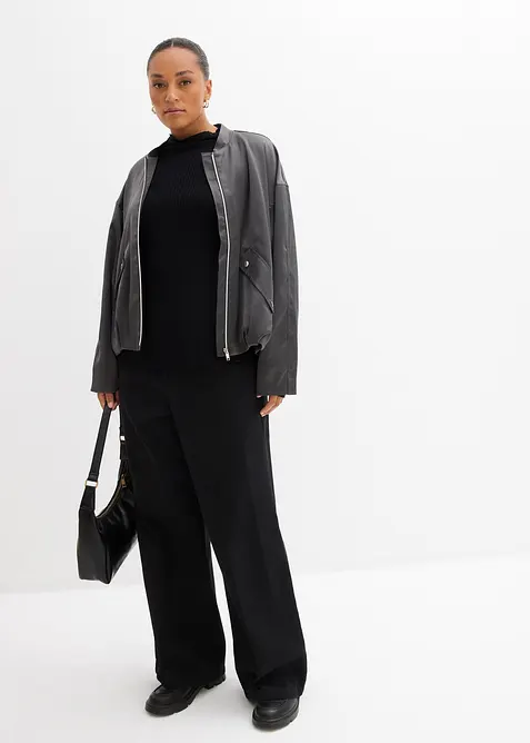 Rippshirt aus Viskose-Mix, bonprix