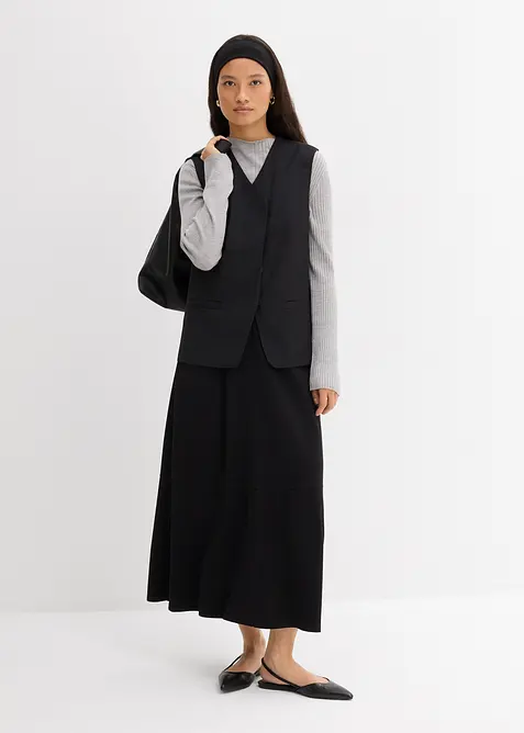 Rippshirt aus Viskose-Mix, bonprix